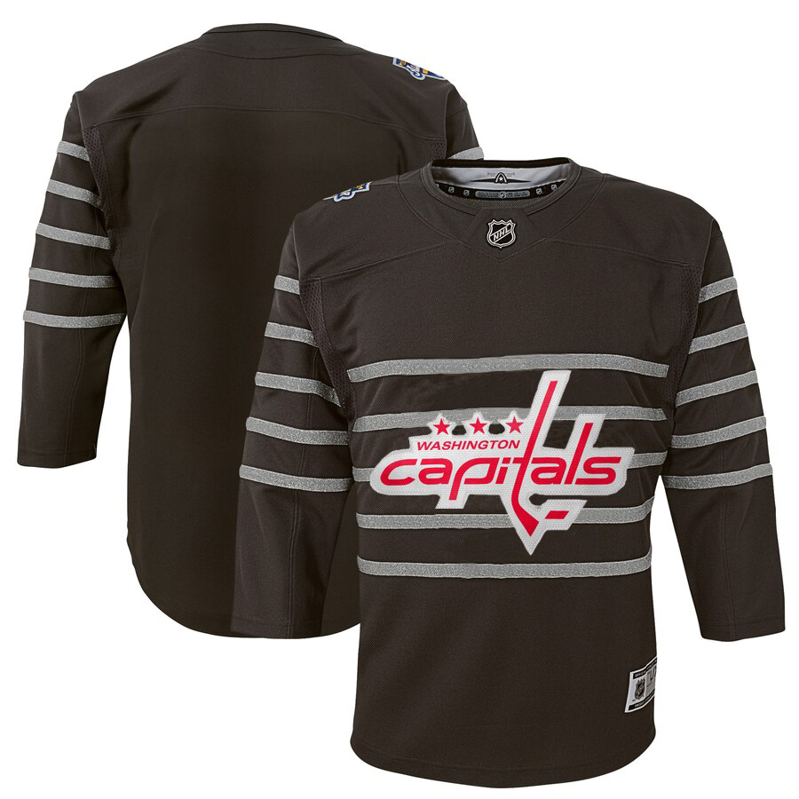 Youth Washington Capitals Gray 2020 NHL All-Star Game Premier Jersey->youth nhl jersey->Youth Jersey